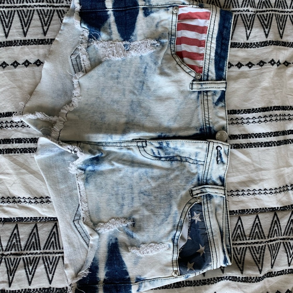 American flag shorts